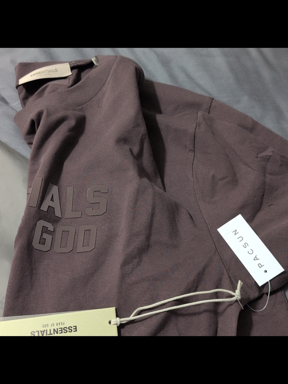 Essentials Men's Short Sleeve Tee in Plum